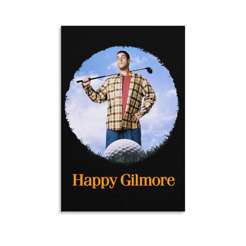 TONGYANG Happy Gilmore Movie Poster for Bedroom Aesthetic Wall Decor Canvas Wall Art Gift 12x18inch(30x45cm)