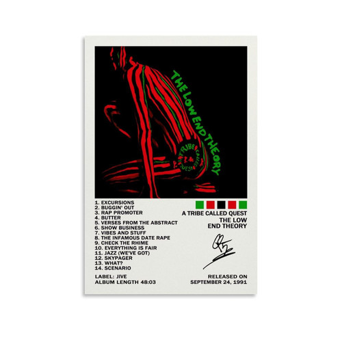 GYORI A Tribe Called Quest The Low End Theory Poster Canvas Wall Art Living Room Posters Bedroom Painting 12x18inch(30x45cm)