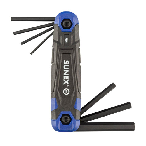 Sunex 98517F SAE/Metric/ 17 Piece Folding Hex Key Set