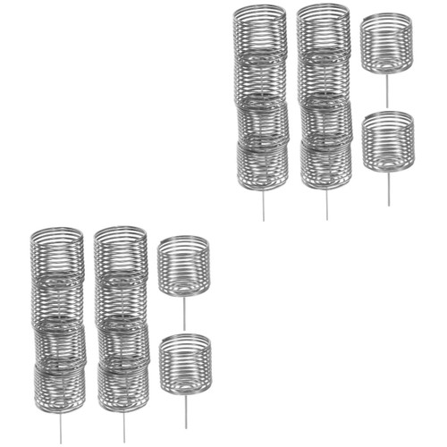 BESTOYARD 20 pcs Fertilizer Box Plant containers Fertilizer for Plants Orchid Fertilizer Plant Fertilizer Bonsai Planting Fertilizer Baskets Mini Stainless Steel Slow Release Fertilizer