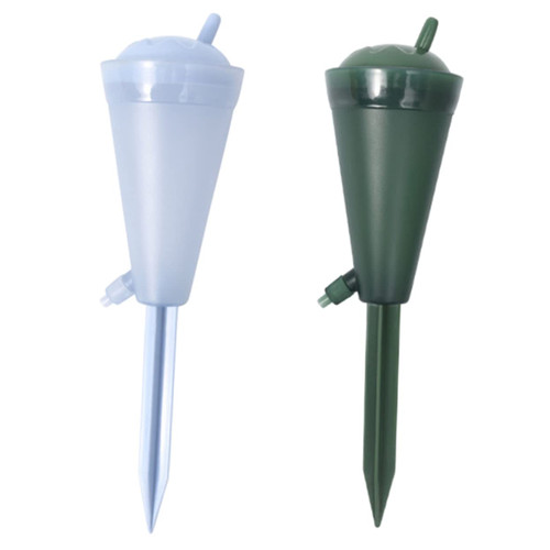 EXQUIMEUBLE 2pcs Cone Dripper Plant Watering Globes Self Watering Stake Automatic Watering Device Self Watering Globes Plastic Flower Pots Water Dripper for Plants Kettle Intelligent Vacation