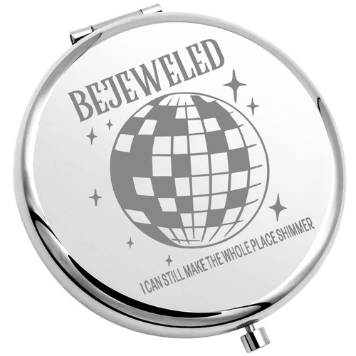 JNIAP Singer Inspired Gifts Pocket Mirror Compact Makeup Mirror for Singer Fans Portable Travel Makeup Mirror Music Lover Gifts (Shimmer M) JNIAP Singer Inspired Gifts Pocket Mirror Compact Makeup Mirror for Singer Fans Portable Travel Makeup Mirror Music Lover Gifts (Shimmer M)