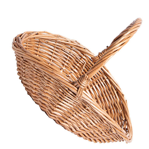 OFFSCH Hamper Groceries Fruit Basket Household Storage Basket Picnic Basket with Handle Weaving Basket Wear-Resistant Storage Basket Picnic Supply Portable Travel Wicker Camping Basket