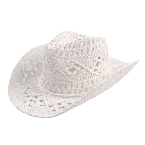 Men & Women's Woven Straw Cowboy Hat, Fashion Classic Western Cowboy Hat Wide Brim Sun Hat Fishing Hat Summer Beach Hats White Men & Women's Woven Straw Cowboy Hat, Fashion Classic Western Cowboy Hat Wide Brim Sun Hat Fishing Hat Summer Beach Hats White