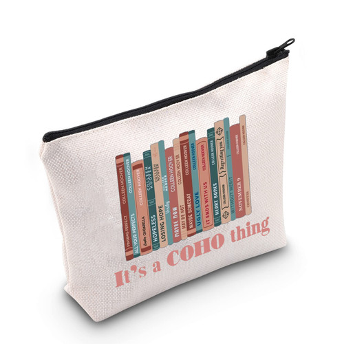 MNIGIU Bookworm Gift It's A Coho Thing Cosmetic Bag Bibliophile Gift CoHo Book Lover Gift Bookish Merch
