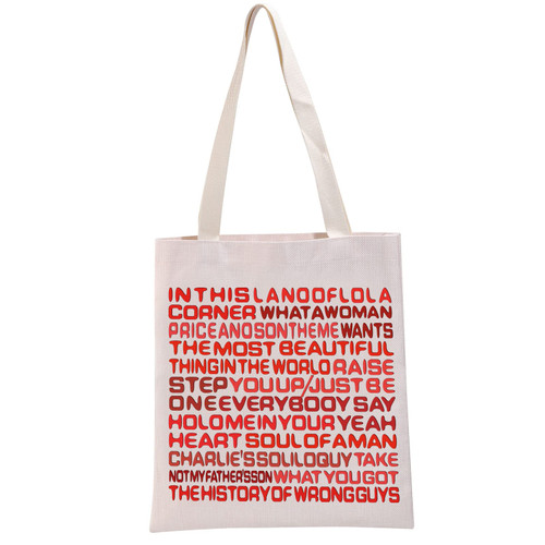G2TUP Broadway Musical Lover Gift Kinky Boots Musical Tote Bag Musical Theatre Handbag Kinky Boots Musical Fan