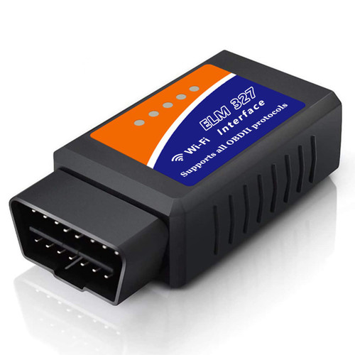 WiFi ELM327 OBD2 Adapter Scanner Reader Compatible with iPhone iOS and Android Phones WiFi OBD 2 ELM 327 Code Readers Scanners Adapters Diagnostic Scan Tools for Cars and Light Pickup Truck