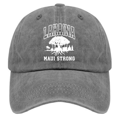 renov Maui Strong Hat for Mens Pray for Maui Hawaii Strong Baseball Cap Low Profile Washed Hiking hat Breathable