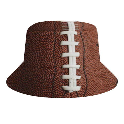 Football Bucket Hat for Men Women Fisherman Hat Packable Sun Cap Outdoor Travel Beach Caps