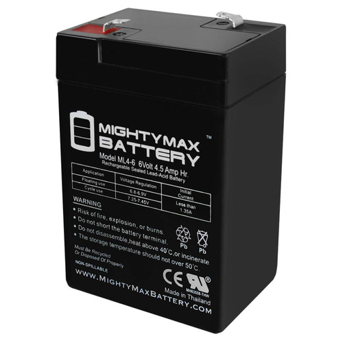6V 4.5AH SLA Replacement Battery for Yuntong YT-645 6V 4.5AH SLA Replacement Battery for Yuntong YT-645