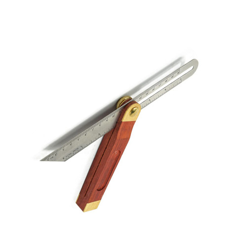 NUOBESTY Adjustable t Bevel Angle Rulers Gauge Sliding Bevel Tool T Bevel Measurement Tool Sliding Bevel Gauge Sliding T- Bevel Gauge Tools Protractor Bamboo Metal Ruler Stainless Steel