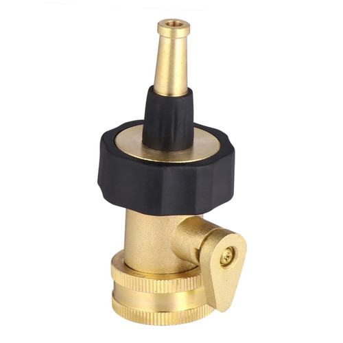 Yardenfun Watering Sprinkler High Pressure Hose Garden Misting Nozzle Sprinkler Kit Lawn Irrigation Hose Head Heavy Duty Hose Garden Rotating Hose Head Nozzle Tool Water Pipe to Rotate