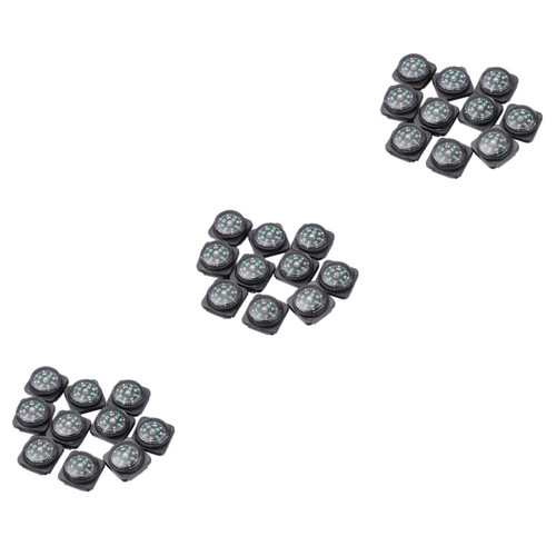 INOOMP 30 Pcs Outdoor Hiking Compass Outdoor Map Compass Orienteering Compass Multifunctional Compass Portable Accessories