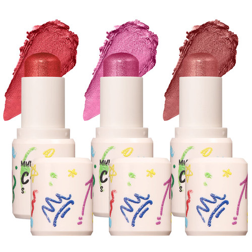 Vtrem 3PCS Cream Contour Stick, Blush Stick for Cheeks & Lips, Highlighter Stick Moisturizer Face Brightens & Shades Pencil Long Lasting Smooth Facial Contour Shaping Makeup Sticks for All Skin