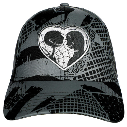 Nightmare Before Christmas Jack and Sally Adjustable Hat