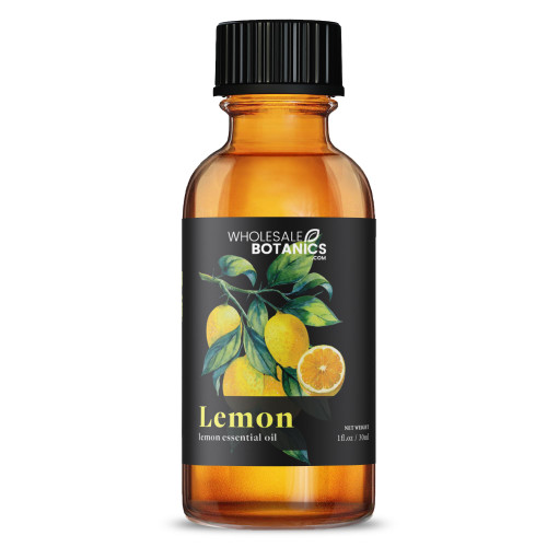 Lemon Essential Oil by Wholesale Botanics | Premium Grade 100% Undiluted Essential Oil | for Aromatherapy, Soaps, Lotions, & Candles | Vegan & Cruelty Free (1 Fl Oz) Lemon Essential Oil by Wholesale Botanics | Premium Grade 100% Undiluted Essential Oil | for Aromatherapy, Soaps, Lotions, & Candles | Vegan & Cruelty Free (1 Fl Oz)