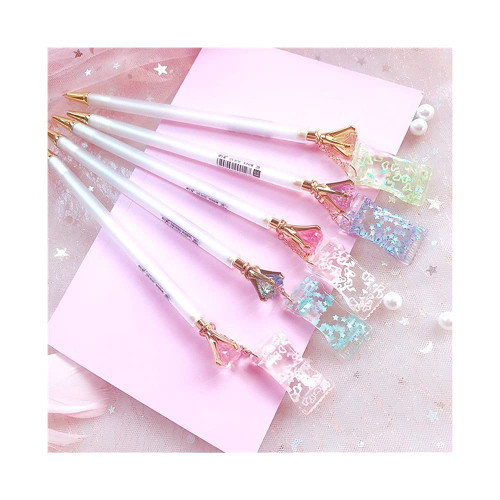 FURASTY Mechanical Pencil Machine 1pc Diamond Candy Pendant Mechanical Pencils 0.5mm Automatic Pencils Kawaii Stationery School Office Supplies Kids Gifts Mechanical Pencil Lead (Color : 0.5mm)