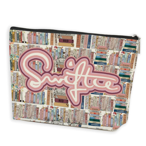 Azteoiz Music Lover Gift Makeup Bag Flower Book Decor Inspired TS Fans Song Lyrics Gift Singer Album Merchandise Friendship Gifts for Women Friends Daughter Birthday Christmas Makeup Zipper Pouch Azteoiz Music Lover Gift Makeup Bag Flower Book Decor Inspired TS Fans Song Lyrics Gift Singer Album Merchandise Friendship Gifts for Women Friends Daughter Birthday Christmas Makeup Zipper Pouch