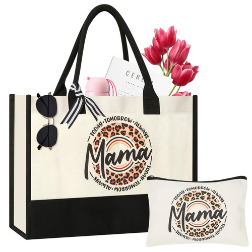 Gifts for Mom, Birthday Gifts for Mom, Mothers Day Gifts, Mom Gifts from Daughter Son, New Mom Gifts for Women, Unique Christmas Gifts for Mom, Pregnancy Gifts, Canvas Tote Bag & Makeup Bag for Mother Gifts for Mom, Birthday Gifts for Mom, Mothers Day Gifts, Mom Gifts from Daughter Son, New Mom Gifts for Women, Unique Christmas Gifts for Mom, Pregnancy Gifts, Canvas Tote Bag & Makeup Bag for Mother