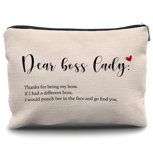 Nogrit Boss Lady Gifts for Women Makeup Bag,Gifts for Boss Women Female,Best Boss Gifts for Women,Funny Boss Gifts for Women,Boss Lady Small Cosmetic Makeup Bag for Purse Nogrit Boss Lady Gifts for Women Makeup Bag,Gifts for Boss Women Female,Best Boss Gifts for Women,Funny Boss Gifts for Women,Boss Lady Small Cosmetic Makeup Bag for Purse