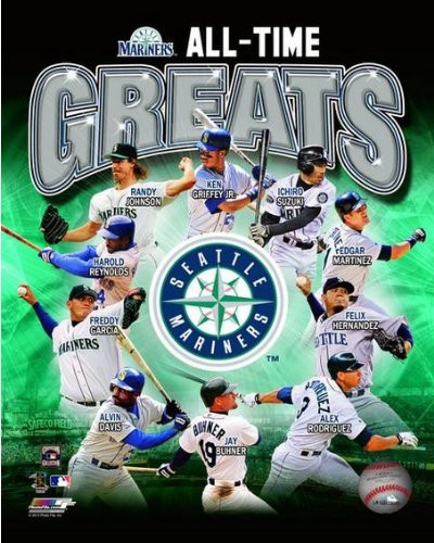 Seattle Mariners All Time Greats MLB Composite Photo 8x10