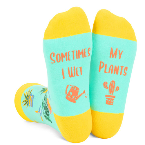 HAPPYPOP Plant Lady Gifts Funny Gardening Gifts for Women Gardening, Crazy Plant Nature Socks Plant Lady Gifts, Unique Indoor Gardening Gifts