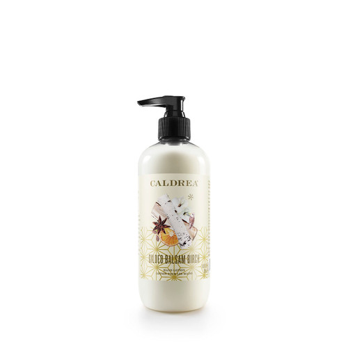 Caldrea Hand Lotion, For Dry Hands, Made with Shea Butter, Aloe Vera, and Glycerin and Other Thoughtfully Chosen Ingredients, Gilded Balsam Birch Scent, 10.8 oz Caldrea Hand Lotion, For Dry Hands, Made with Shea Butter, Aloe Vera, and Glycerin and Other Thoughtfully Chosen Ingredients, Gilded Balsam Birch Scent, 10.8 oz