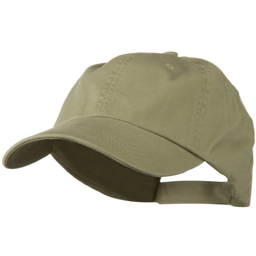 MG Low Profile Unstructured Cotton Cap - Khaki OSFM
