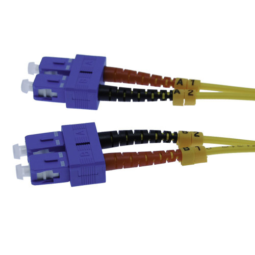 ACCL 2m SC/UPC-SC/UPC Singlemode Duplex Fiber Optic Patch Cable, 1 Pack