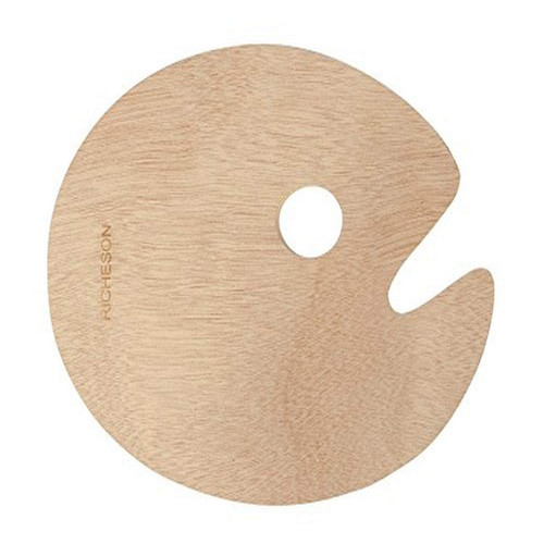 Jack Richeson 696025 Wooden Oval Palette, 9" x 12"