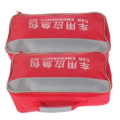 INOOMP 2pcs Scisors Scissors First Aid Kit for Camping Emergency Kit for Car Travel First Aid Bag Travel Emergency Kit First Aid Kit Bag Travel Kit Camping Aid Bags Hiking Medicine Pouch