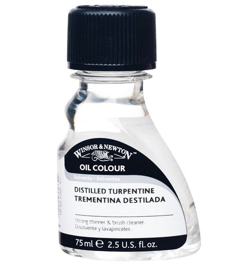 Winsor &amp; Newton Oil & Alkyd Solvents English distilled turpentine 75 ml