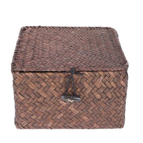 Cabilock 1pc storage box Wicker Storage Basket rattan storage basket Bin tabletop organizer natural Seagrass Storage Basket woven seagrass basket wicker basket seaweed snack square Cabilock 1pc storage box Wicker Storage Basket rattan storage basket Bin tabletop organizer natural Seagrass Storage Basket woven seagrass basket wicker basket seaweed snack square