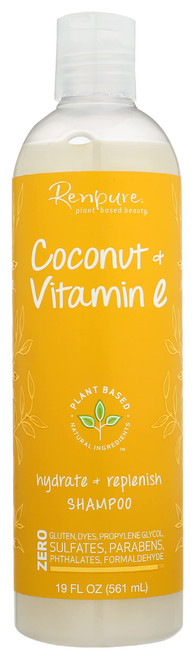 RENPURE Coconut & Vitamin E Shampoo, 19 FZ RENPURE Coconut & Vitamin E Shampoo, 19 FZ