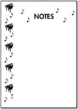 Music Treasures Co. Piano Notepad