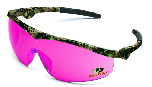 MCR Safety MO11V Mossy Oak Single Lens Glasses with Storm Frame and Vermilion Lens MCR Safety MO11V Mossy Oak Single Lens Glasses with Storm Frame and Vermilion Lens