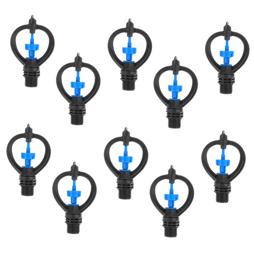 Yardwe 10pcs Nozzle Automatic Plant Waterers Water Sprinkler Watering Spikes Micro Sprinkler Emitter Water Dripper for Plants Garden Sprinkler Round Wheel Plastic Vegetable to Rotate Yardwe 10pcs Nozzle Automatic Plant Waterers Water Sprinkler Watering Spikes Micro Sprinkler Emitter Water Dripper for Plants Garden Sprinkler Round Wheel Plastic Vegetable to Rotate