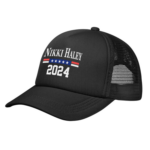 Nikki Haley 2024 Election Trucker Hat Men Mesh Baseball Cap Cowboy Hat Women Sun Hat Dad Cap Fishing hat Black Nikki Haley 2024 Election Trucker Hat Men Mesh Baseball Cap Cowboy Hat Women Sun Hat Dad Cap Fishing hat Black
