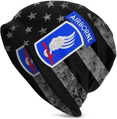 Fuevdvrri 173rd Airborne Brigade Combat Team Mens Winter Hat Beanie Cool Hats Warm Skull Cap Custom Fuevdvrri 173rd Airborne Brigade Combat Team Mens Winter Hat Beanie Cool Hats Warm Skull Cap Custom