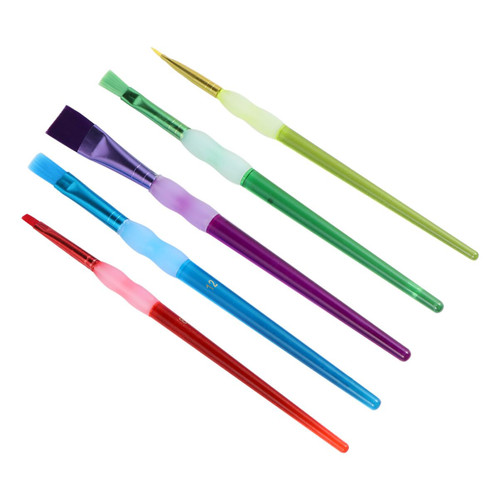SEWACC 10pcs 2 Sets Professional Paint Brushes Oil Painting Brushes Bulk Paint Brushes Paint Brushes for Nylon Paint Brush Watercolor Painting Brush Major Student Silicone Case