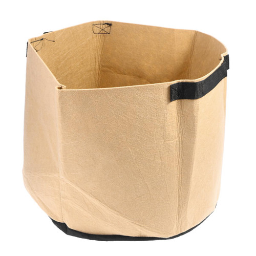 Parliky 10 Grow Bags Garden Planting Containers Aeration Fabric Pots Tree Planting Bags Large Flower Pots Fabric Planter Bags Felt Green Plant Pot Non-Woven Plant Container Nursery Square