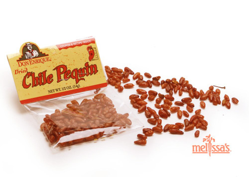 Melissa's Dried Pequin Chiles, 3 bags (1/2 oz)