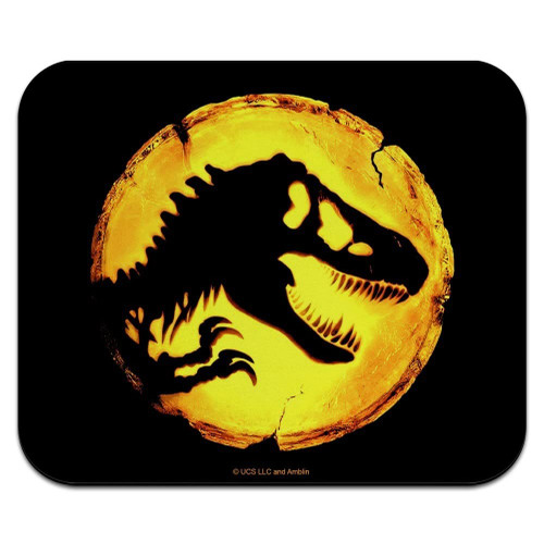 Jurassic World Icon Logo Low Profile Thin Mouse Pad Mousepad