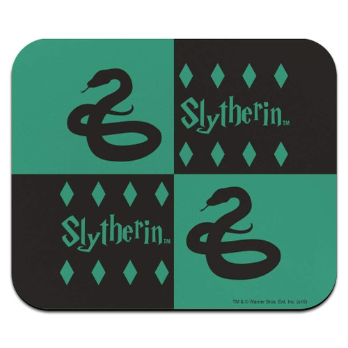 Harry Potter Slytherin Pattern Low Profile Thin Mouse Pad Mousepad