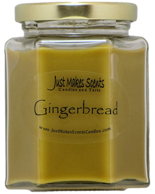 Gingerbread Scented Blended Soy Candle by Just Makes Scents Gingerbread Scented Blended Soy Candle by Just Makes Scents