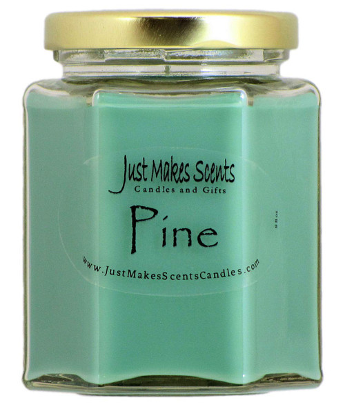 Pine Scented Blended Soy Candle by Just Makes Scents Pine Scented Blended Soy Candle by Just Makes Scents