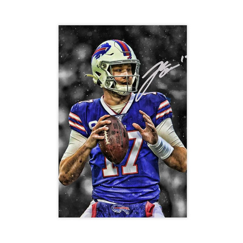 BAWEE Josh Allen Poster 1 Canvas Poster Wall Art Decor Print Picture Paintings for Living Room Bedroom Decoration Unframe: 12x18inch(30x45cm) BAWEE Josh Allen Poster 1 Canvas Poster Wall Art Decor Print Picture Paintings for Living Room Bedroom Decoration Unframe: 12x18inch(30x45cm)