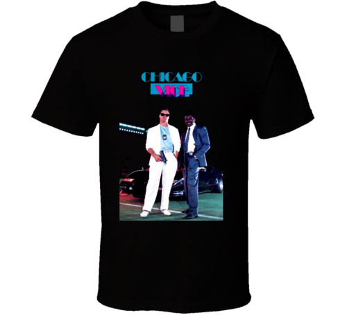 Papas Tees Retro Jim McMahon and Walter Payton Chicago Football T Shirt XL Black