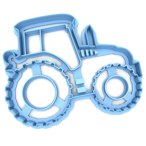 Sweet Prints Inc Modern Tractor Cookie Cutter - Dishwasher Safe (6")