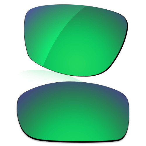 LenzReborn Polarized Lens Replacement for Oakley Jawbone Sunglass - Lawn Green - Polarized Mirrored